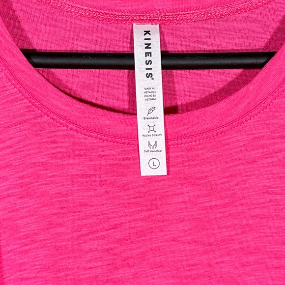 NWT Kinesis Pink Athletic Braided‎ Side Tank Top Size L - Picture 7 of 14